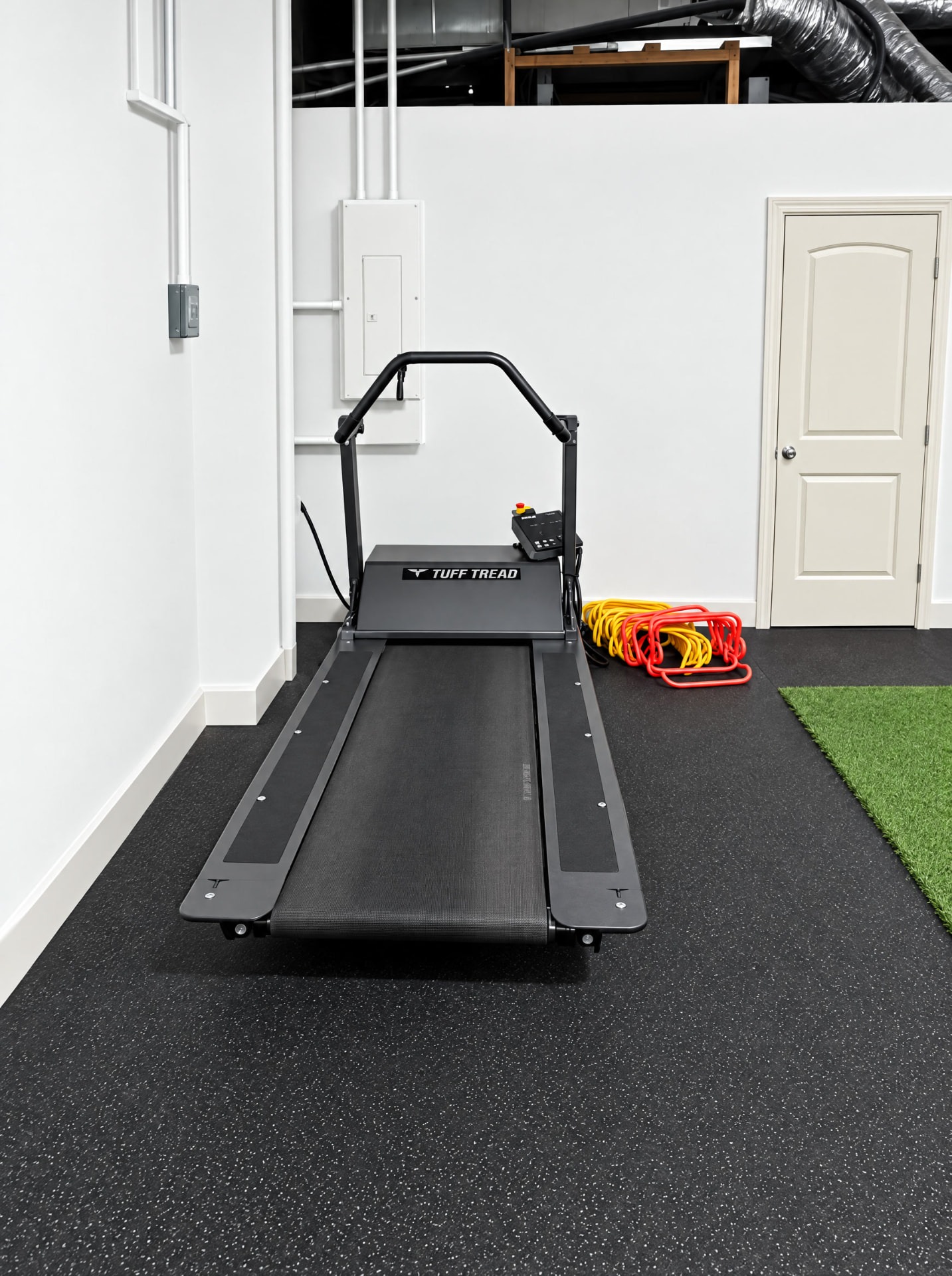 Tuff Tread training treadmill in THE R's equipment area